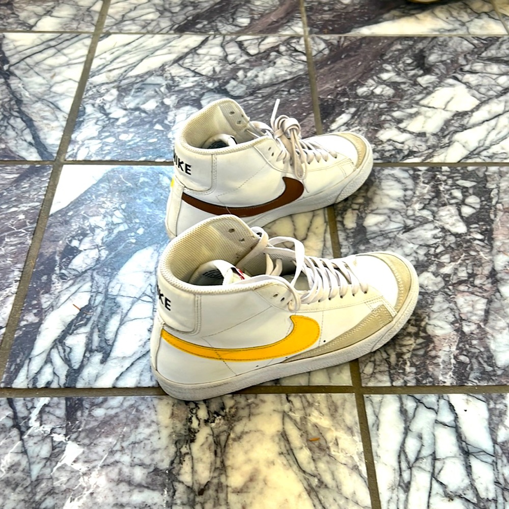 Nike blazer mid 77 rare edition (double color) yellow/brown
